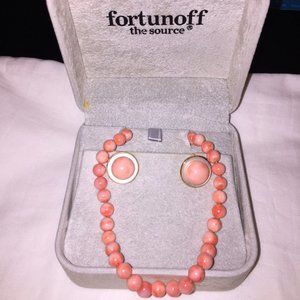Fortunoff* NEW Genuine Coral Beads w/14kt Gold